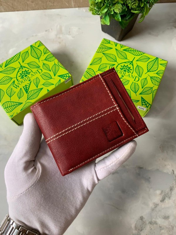 woodland red premium wallet for man