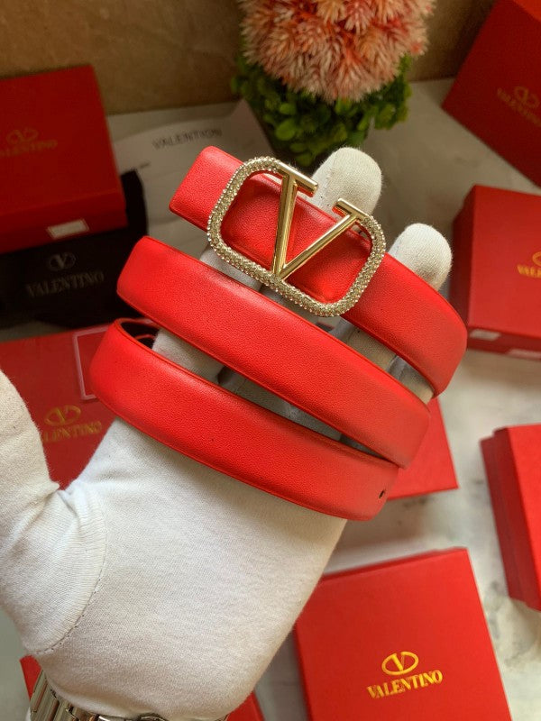 Valention Red For Woman Premium Qulity Belt