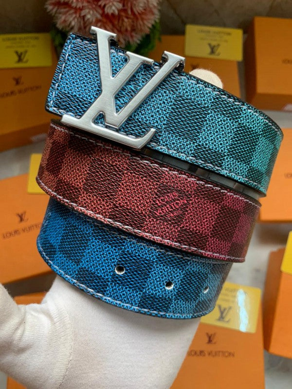 Louis Vuitton Printed Leather Quality Belt