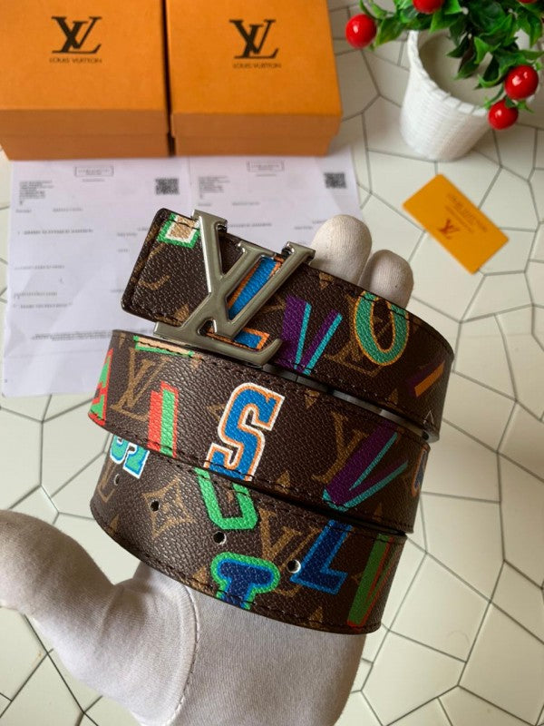 Louis Vuitton Printed Premium Quality Belt
