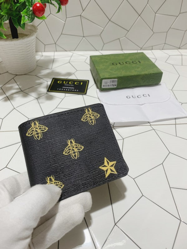 gucii butterfly printed premium quality wallet