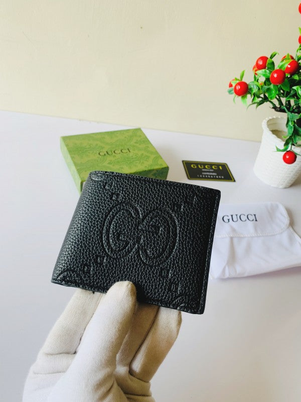 Gucci full black printed premium quality wallet