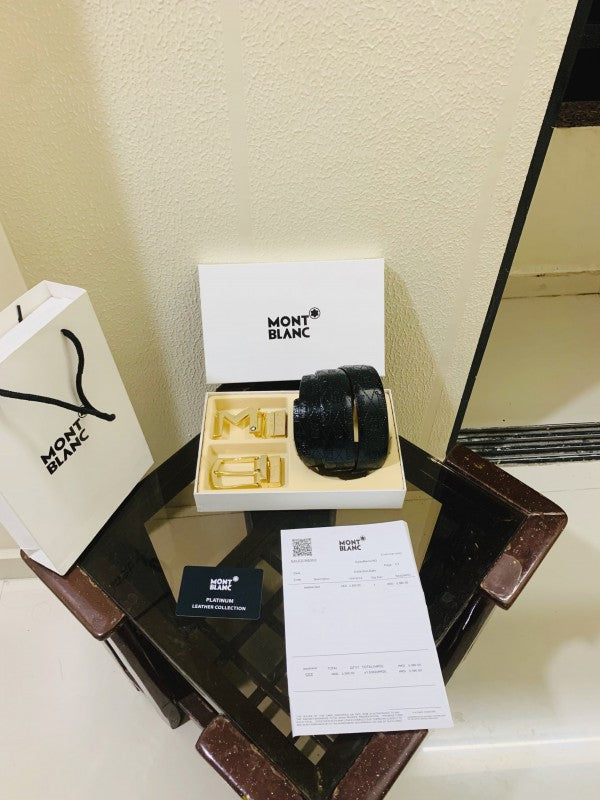 mont blanc premiumquality 2 pcs buckle combo