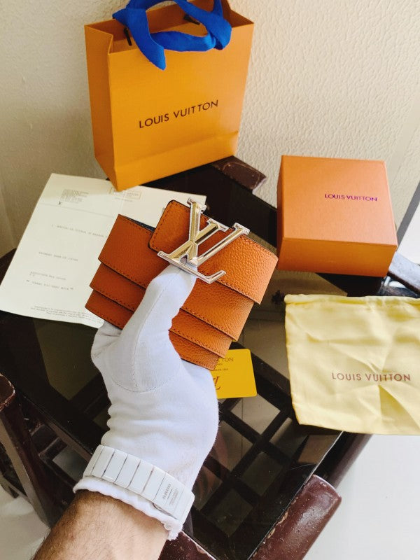 Louis Vuitton Silver Premium Quality Belt