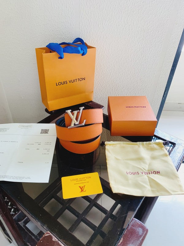 Louis Vuitton Silver Premium Quality Belt