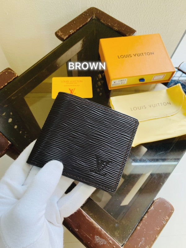 louis vuitto brown premium quality wallet