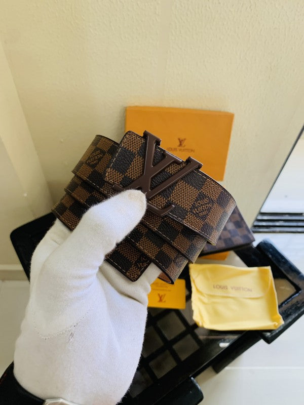 lv LOUIS VUITTO PREMIUM QUALITY 2pcs BUCKLE COMBO