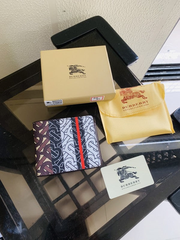 Burbery printed premium quality walet