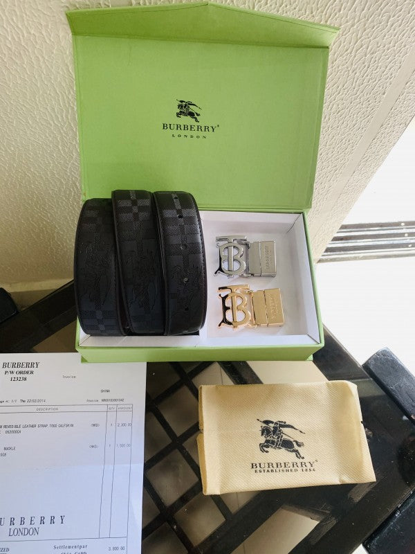 Burbeerry printed premium quality belt