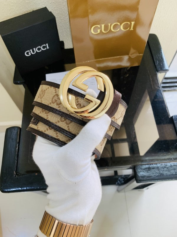 Gucci printed premium quality belt with box