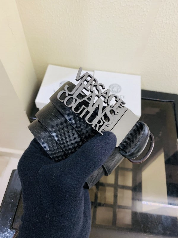 versacce grey premium quality reversible belt