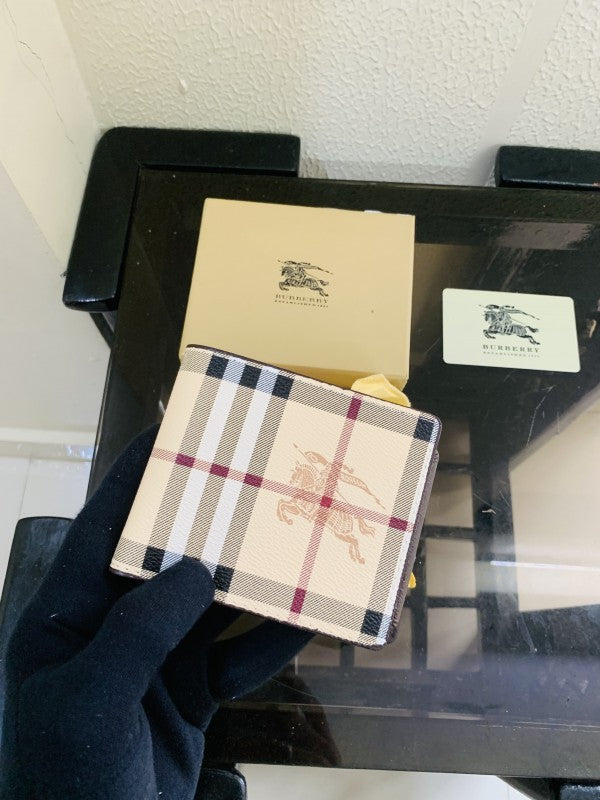 burbarry printed premium quality wallet