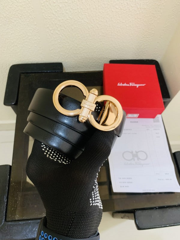 Salvatore Ferragamo Golden premium qality Belt