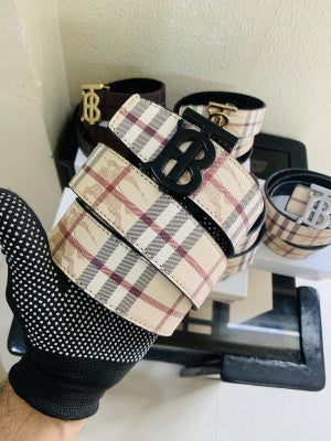 Burberry  printed black premium quality belt