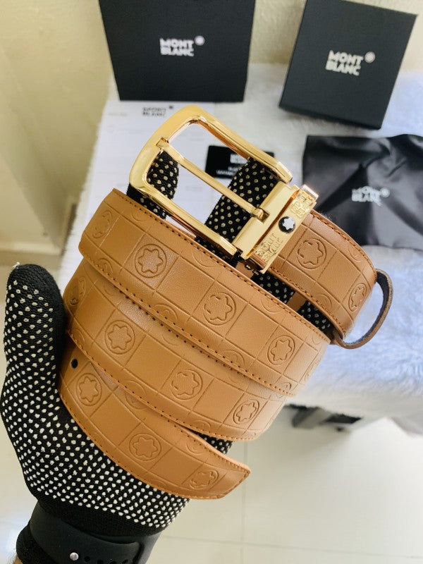Mont blanc printed premium quality belt