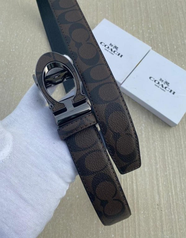 Coach printed premium-quality belt