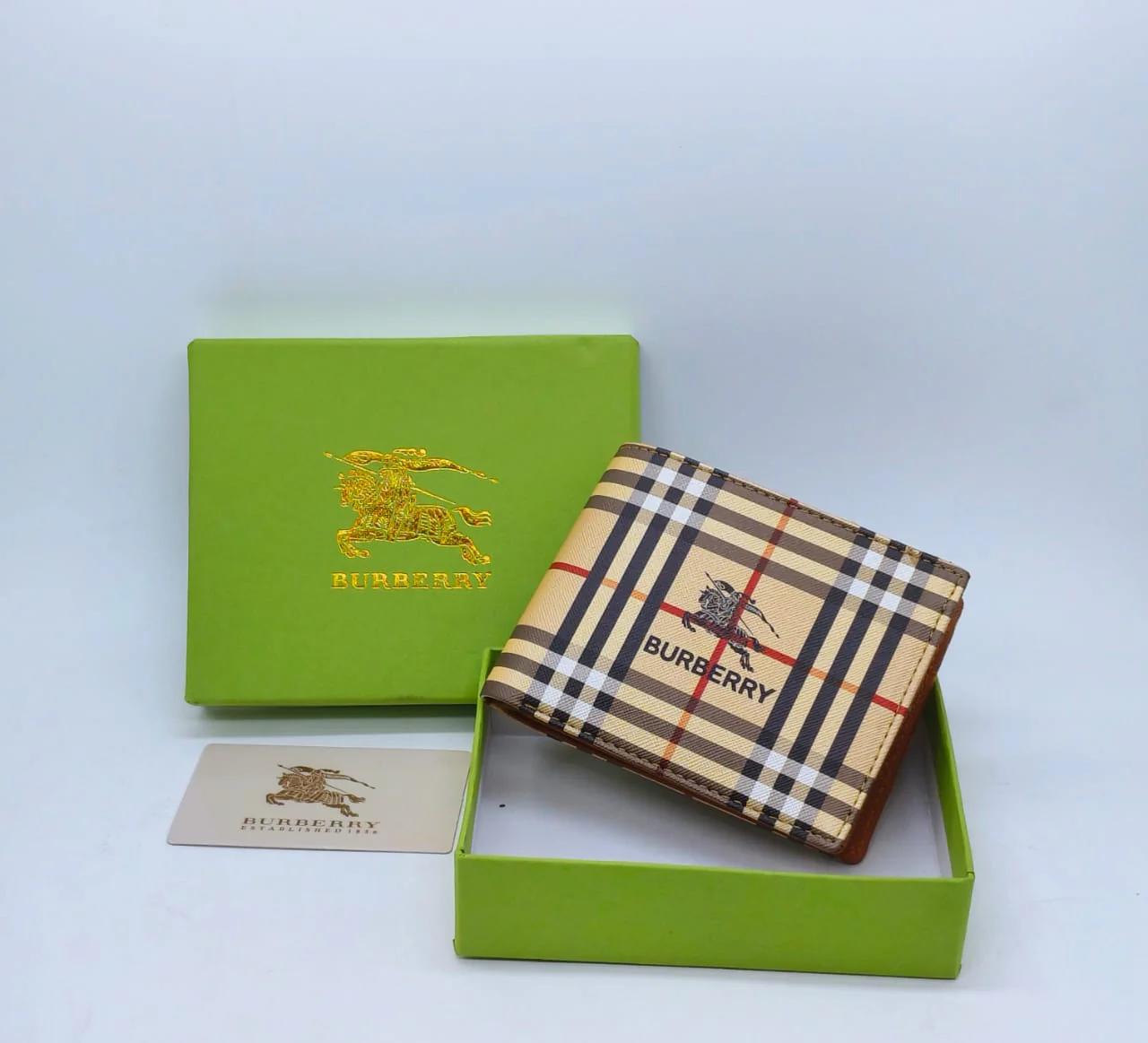 Burbarry leather Heavy quality wallet for man