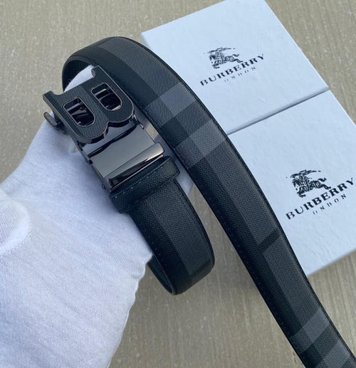 Burberry Black Printed Premium Quality Belt