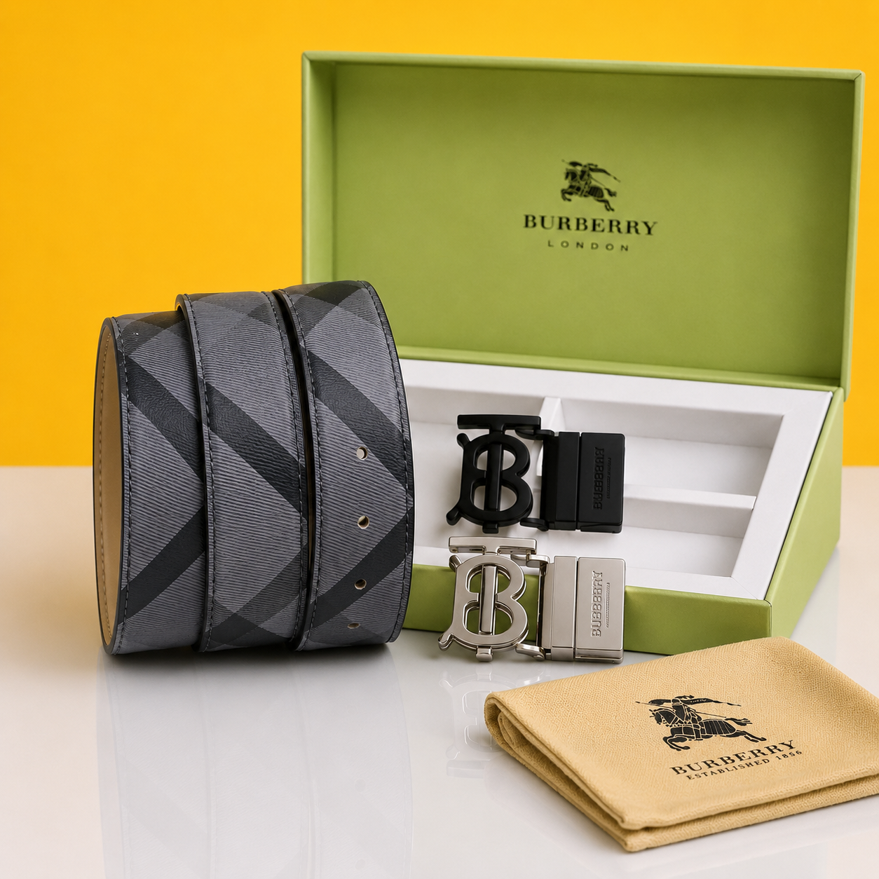 Burbarry printed premium quality belt wallet