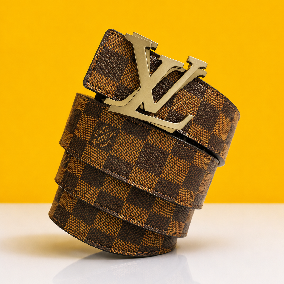 louis vuitton printed premium quality belt