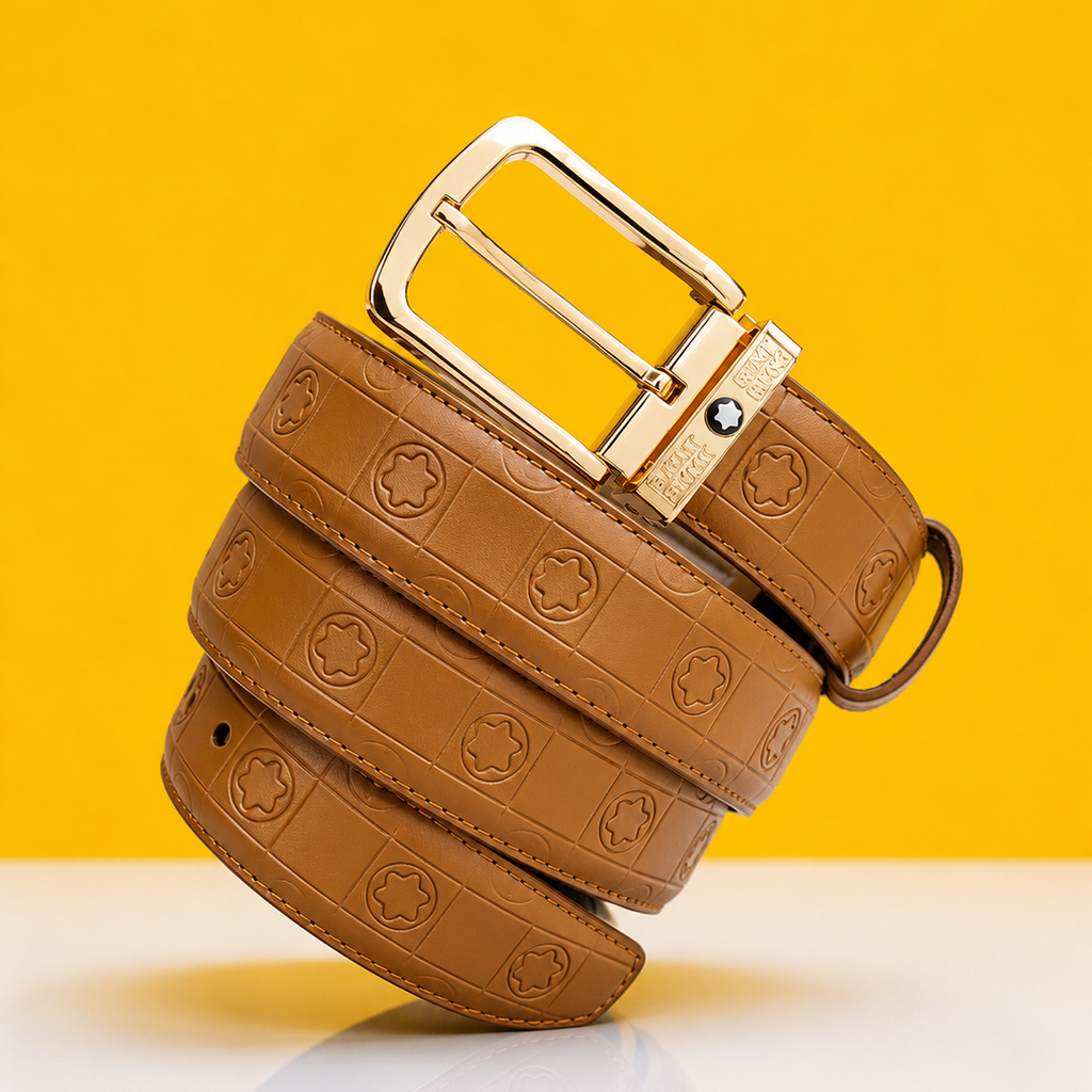 Mont blanc printed premium quality belt
