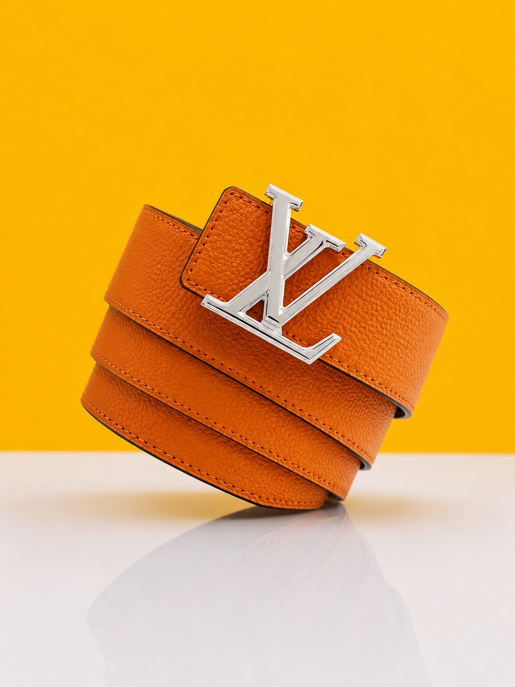 Louis Vuitton Silver Premium Quality Belt