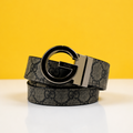 Gucci Black Auto Lock Printed Premium Quality Belt