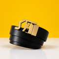 Salvatore Frrragam Silver Black Printed Premium Quality Belt