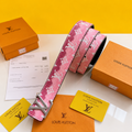 Louis Vuitton Printed Belt