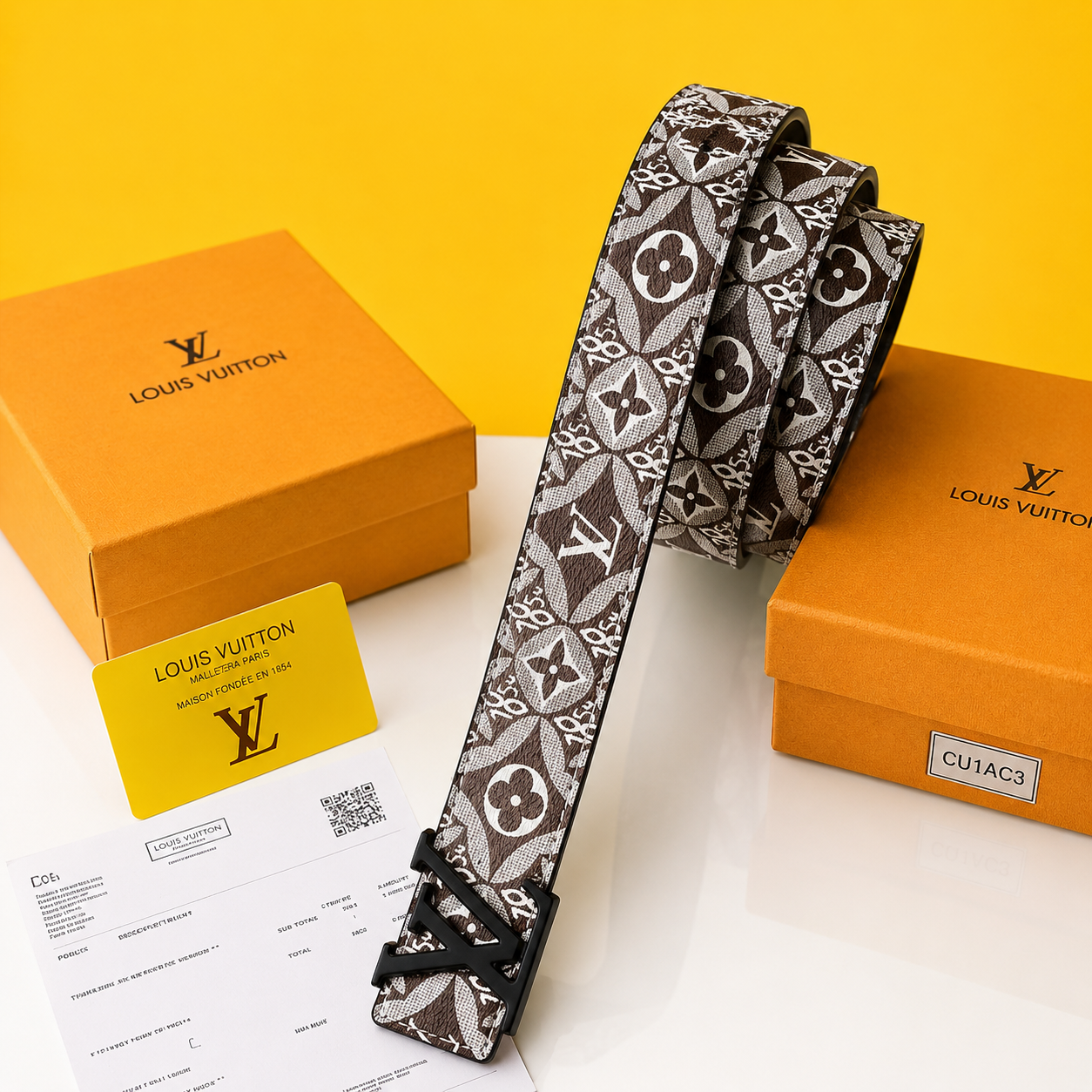 Louis Vuitton Printed Belt