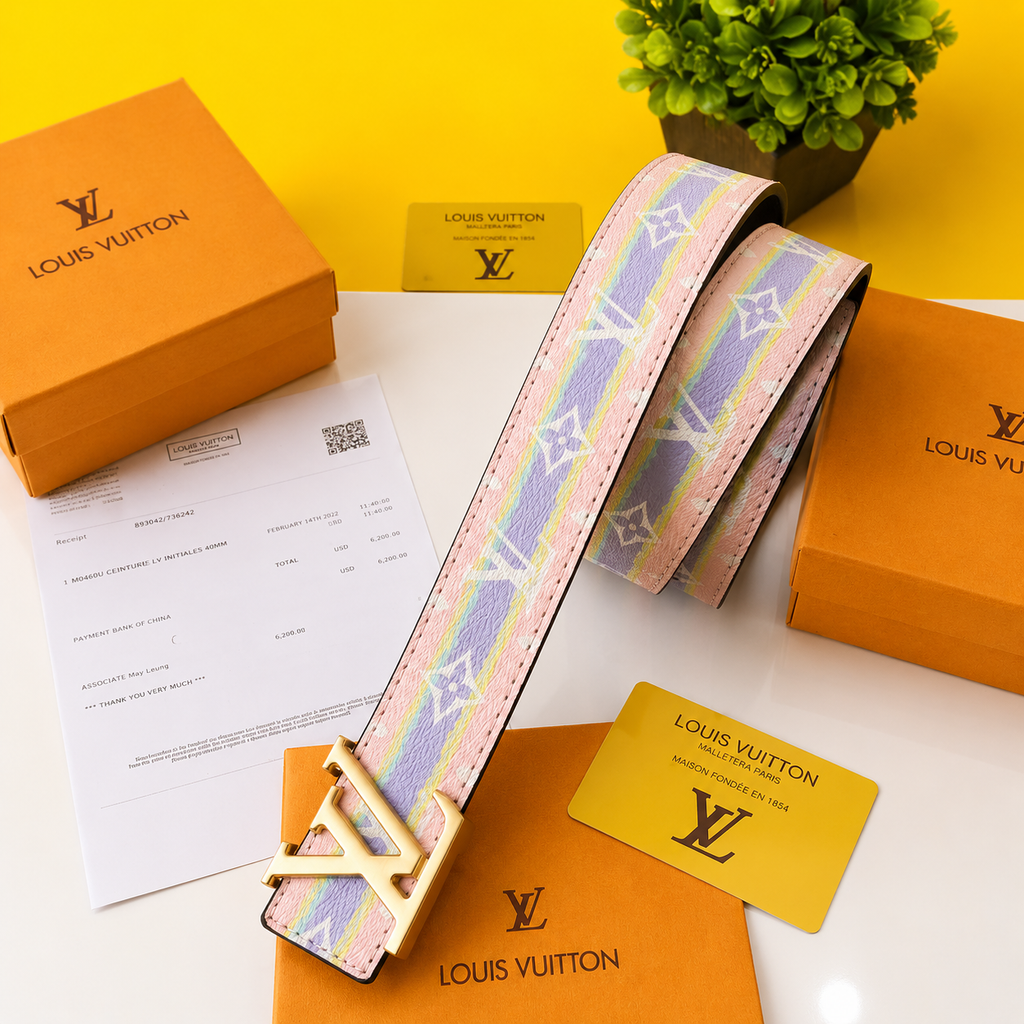Louis Vuitton Printed Belt
