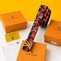 Louis Vuitton Printed Belt