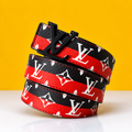 Louis Vuitton Printed Leather Quality Belt