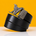 Louis Vuitton Gray Leather Quality Revesible Belt