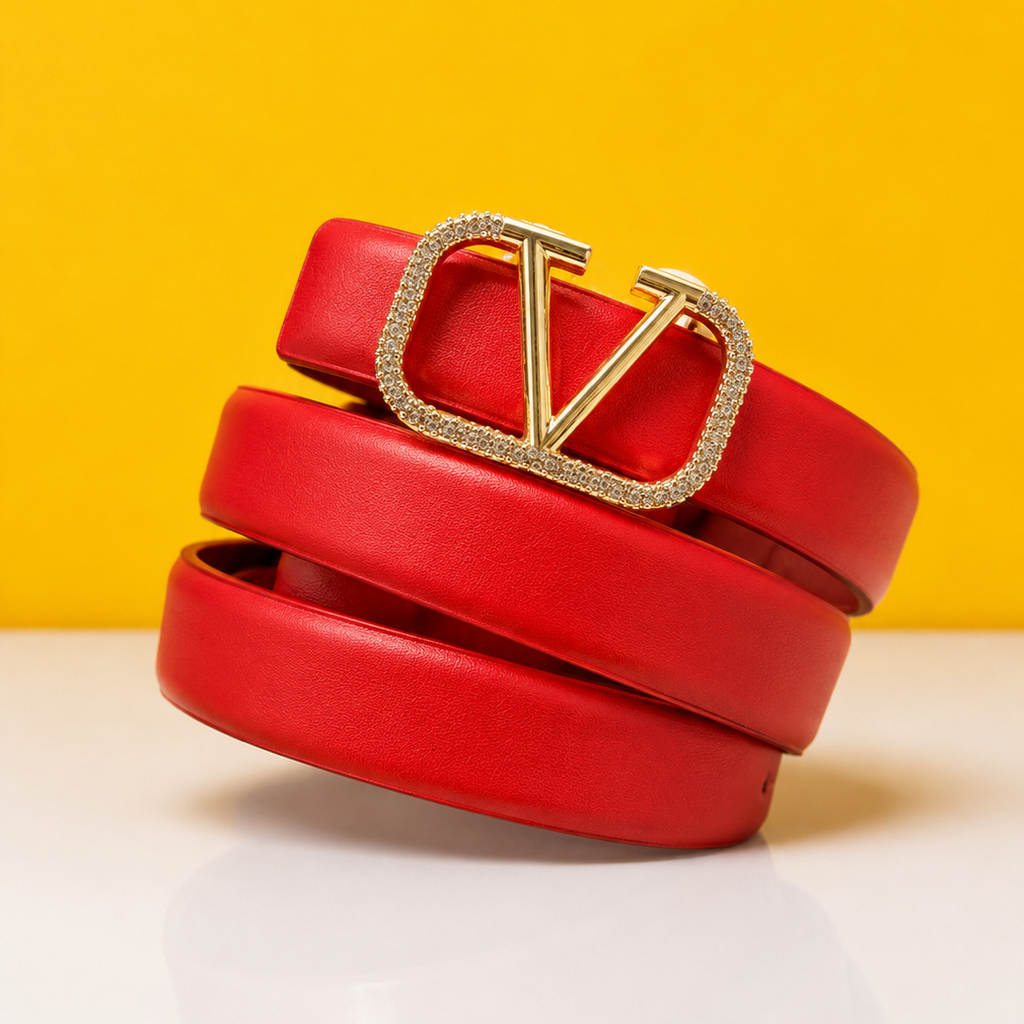 Valention Red For Woman Premium Qulity Belt
