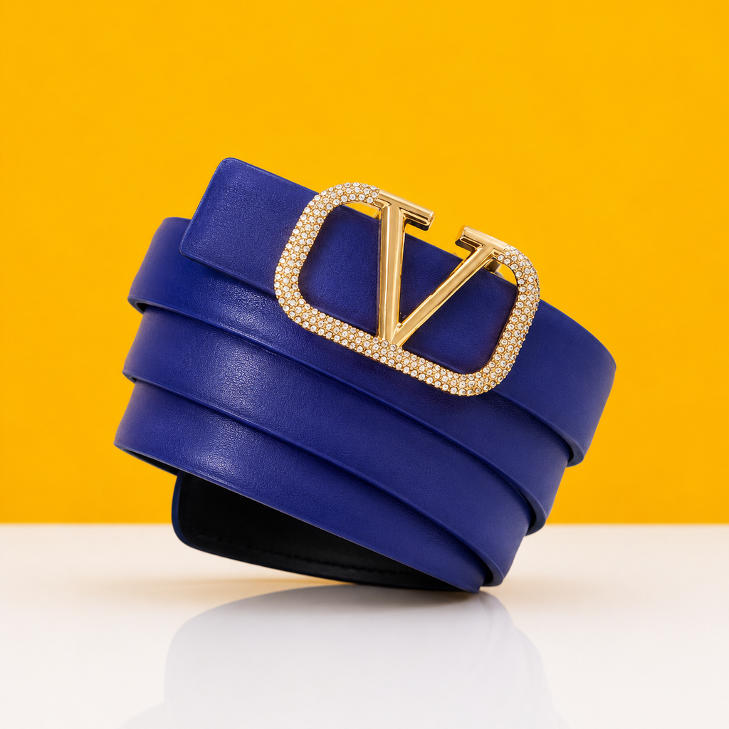 valentino Diamond Blue Premium Quality Belt