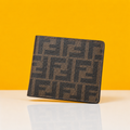 Fendii Leather Heavy quality multi color Fancy look wallet