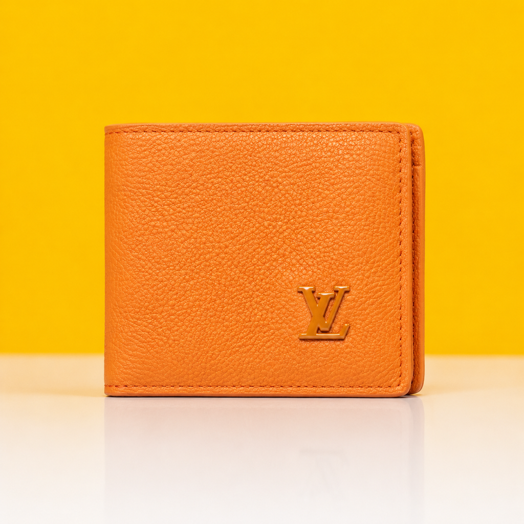 lv leather heavy ayality multiple color latest full printed design fncy look wallet