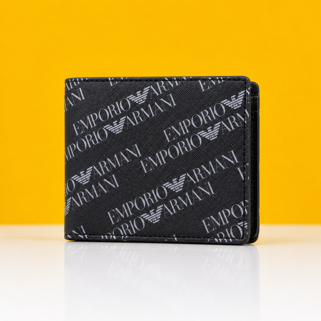 Emporio armanis leather heavy quality wallet for man