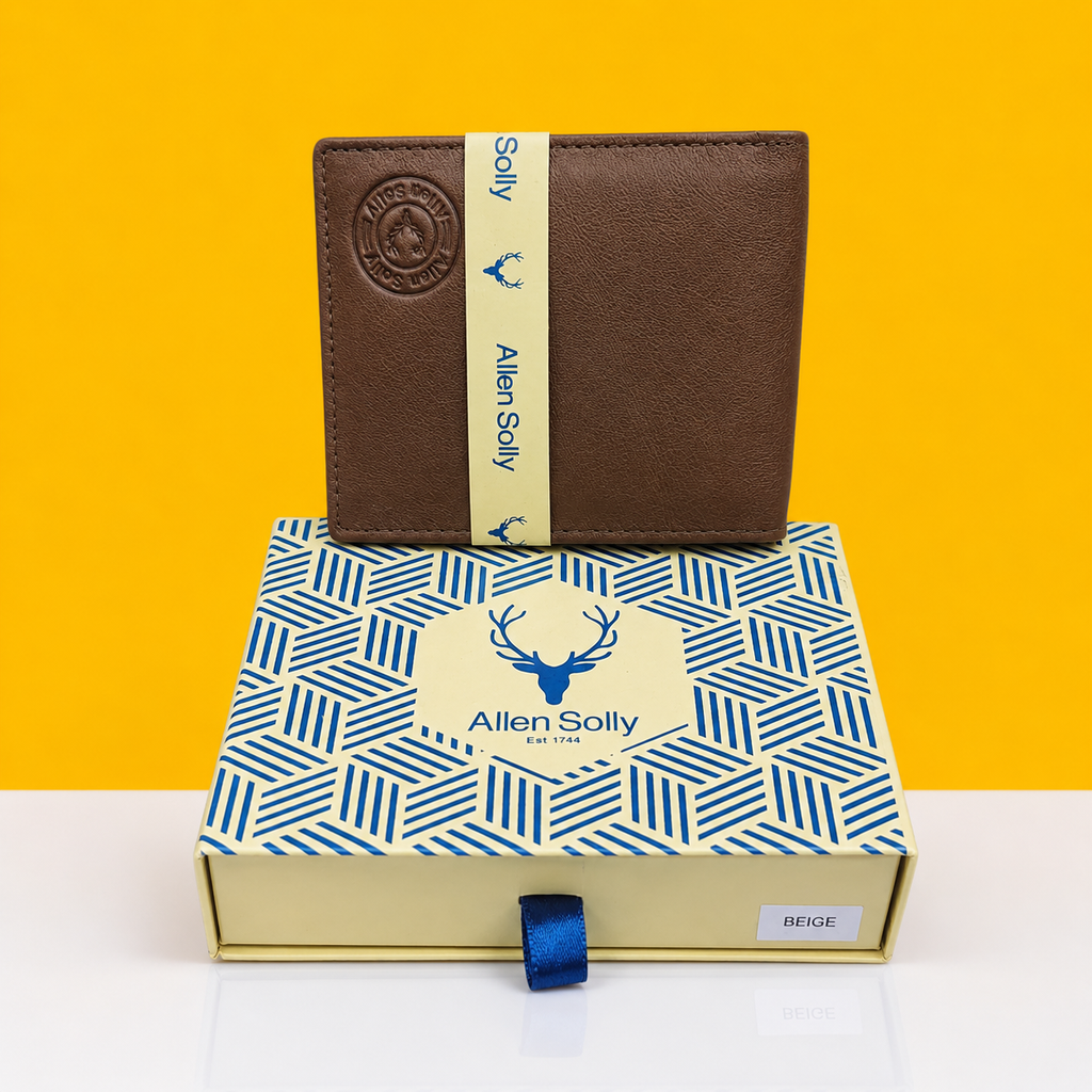 Allen Sollly leather heavy quality wallet for man