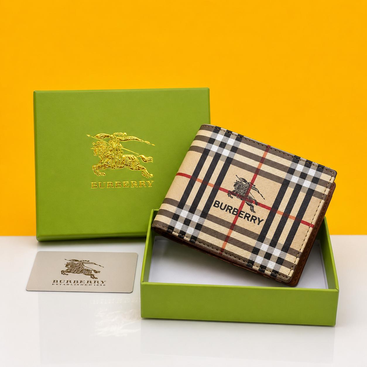 Burbarry leather Heavy quality wallet for man