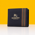 Burbarry Black Leather Heavy Quality Wallet For Man