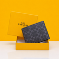 gucci full black hlf long wallet for men