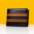 COACH BLACK COLOUR PRINTED PREMIUM QUALITY WALLET