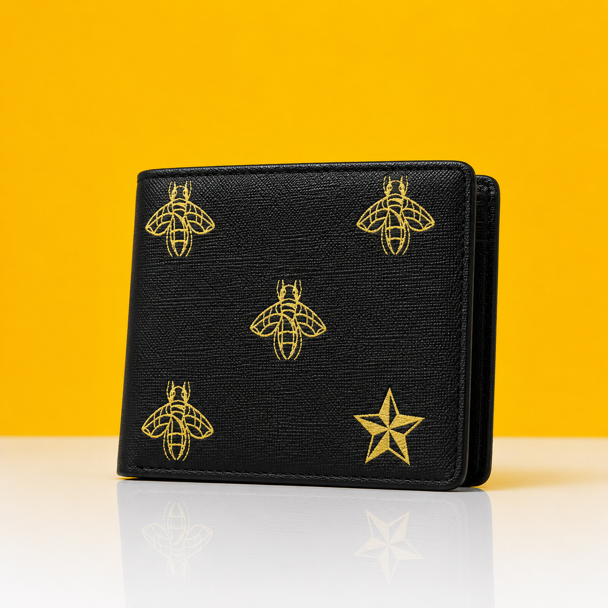 gucii butterfly printed premium quality wallet