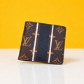 LV Leather Heavy Quality Brown Color Latest Full Printed Design Fancy Look Wallet for Men