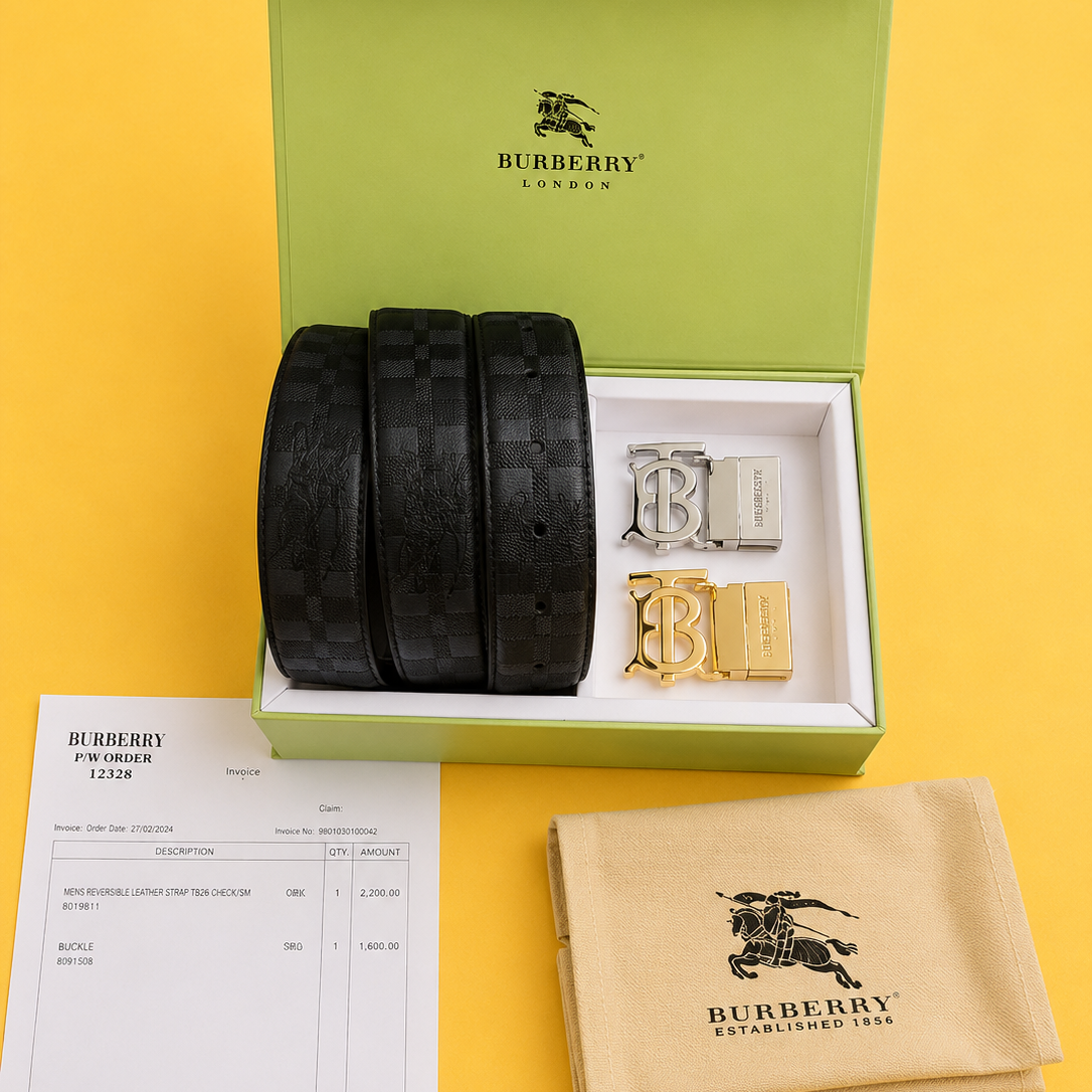 Burbeerry printed premium quality belt