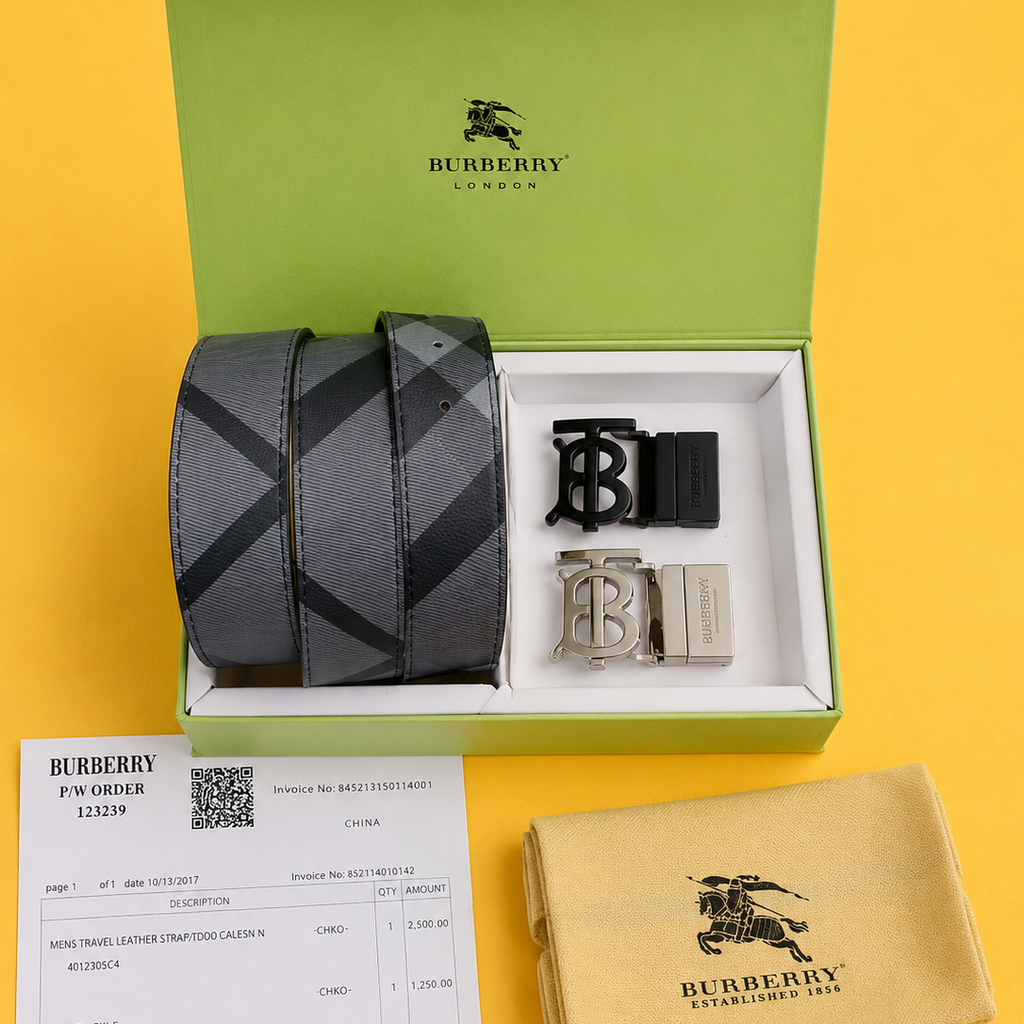 Burbarry printed premium quality belt wallet
