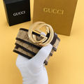 Gucci printed premium quality belt with box