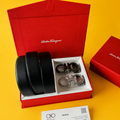 salvatore ferragamo 2 pcs buckle premium quality belt combo